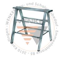 Arbeitsbock Aluminium, 81 x 82 cm