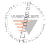 Schiebeleiter Alu HB 350, 4.70 - 8.30 m