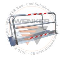 Grabenbrücke Aluminium, L 6.00 x B 1 m