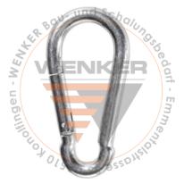 Karabinerhaken verz. 10 x 100 mm