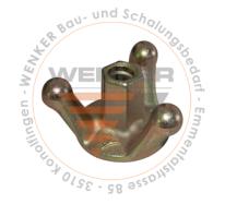 Flügelmutter DW 15, 3-flügelig, Ø 70