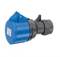 Kupplung CEE 16A 230 V 3P, blau