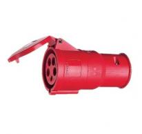 Kupplung CEE 32A 400 V 5P, rot