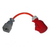 Uebergangsstecker J 15/5 - CEE 16/5