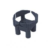 Distanzhalter 4-Fuss, 20 mm, 1000 Stk