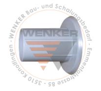 Verschlusszapfen Sicht, rückstehend
