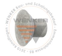 Verschlusszapfen Sichtbeton, Ø 22/10 mm