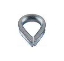 Seilkausche verzinkt, 25 Stk Rille 4 - 4.5 mm