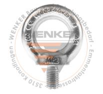 Ringschraube verzinkt, M 10 x 17 mm