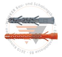 Nylondübel Delta, Gr.12 mm, 25 Stk