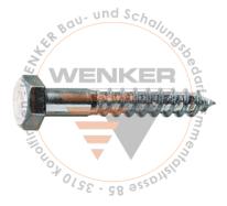 Sechskant-Holzschraube, Ø 8 x 80 mm