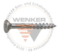 Mehrzweckschraube verz., 5.0 x 80 mm
