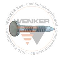 Betonnagel geriffelt, Ø 6.10 x 35 mm