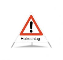 Faltsignal Holzschlag N, 60 cm