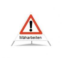 Faltsignal Mäharbeiten N, 60 cm