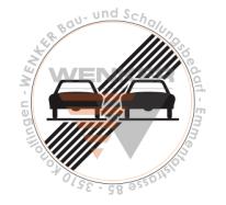 Ende des Überholen verboten HIP, Ø 40 cm
