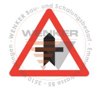 Verzweigung Str. o. Vortritt HIP, 60 cm