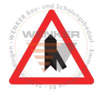 Signaltafel Einfahrt Rechts HIP, 90 cm