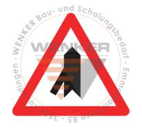 Signaltafel Einfahrt Links HIP, 90 cm