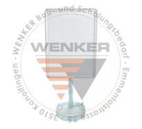 Plakatständer mit Klapprahmen, einseitig