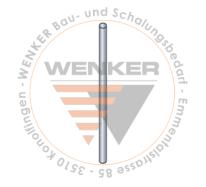 Standrohr Ø 2", verzinkt, L 3.0 m