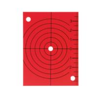 Zieltafel rot, zu allen Sola Laser