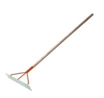 Teerkrucke rot,  Alu flach 60 x 9 cm, mit Stiel