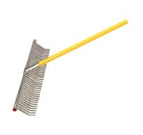 Rasenrechen Alu-Star 72 cm, mit Stiel