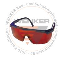 Laserbrille rot