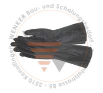 Gummihandschuh robust, schwarz, Gr.9- 9½ / XL